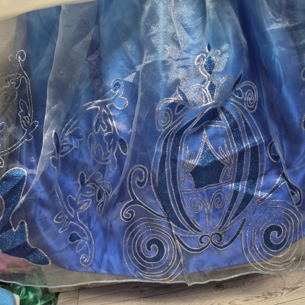 Cinderella Costume Dress Princess SZ 4, 5/6 Girls tulle underskirt - Picture 3 of 12